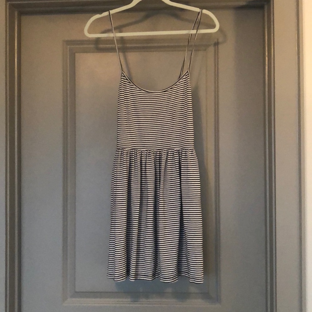 Forever 21 Blue & White Striped Dress
